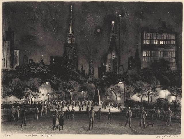 Adolf Arthur Dehn, ‘New York Sky Line (L./O. 490)’, 1952, Doyle