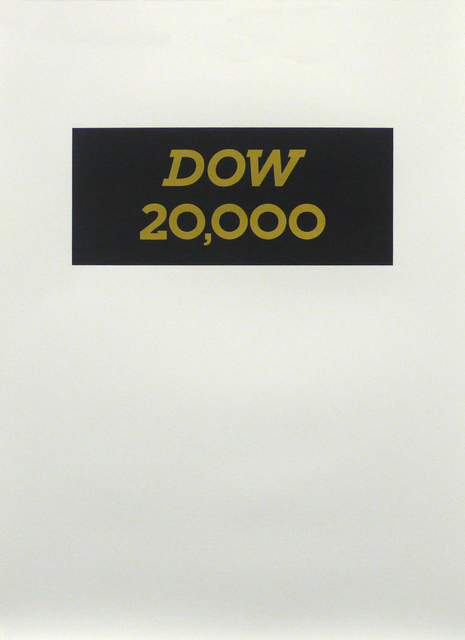 T. M. MacLowe, ‘DOW 20,000’, 2013, Bruno David Gallery