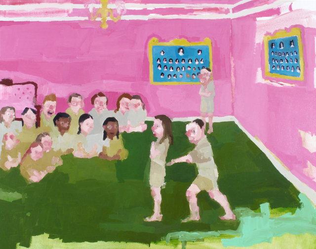 Jennie Ottinger, ‘Trustfall Demonstration’, 2013, di Rosa