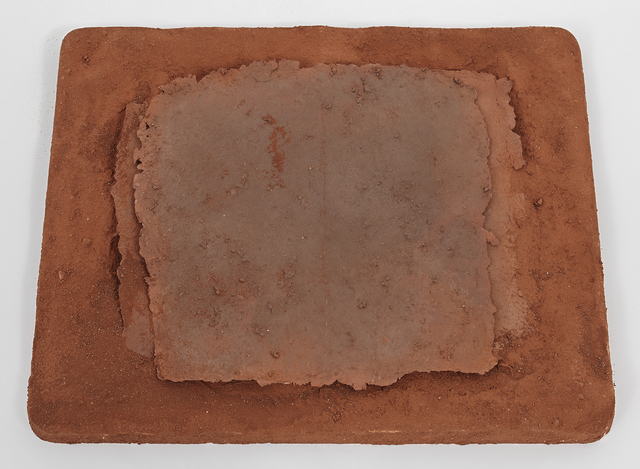 Michelle Stuart, ‘Project for a Chart of the Earth Reflecting the Sky’, 1983, Mixed Media, Earth from Zagora, Moroco, plaster, handmade paper, Galerie Lelong & Co.