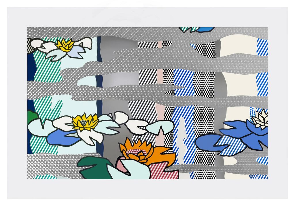 Roy Lichtenstein - Water Lily Pond with Reflections