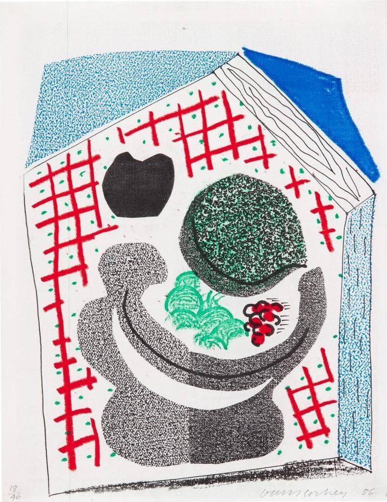 David Hockney - Bowl of Fruit (MCA Tokyo 299)