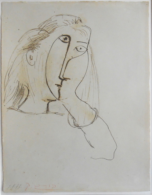 Pablo Picasso, ‘Woman Resting her Head on her Hand (portrait of Dora Maar)’, 1943, MICHALI GALLERY