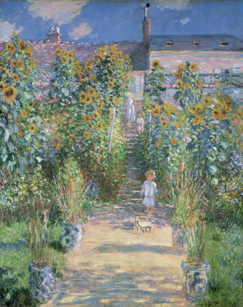 Claude Monet, 'The Artist's Garden at Vétheuil,' 1880, National Gallery of Art, Washington, D.C.