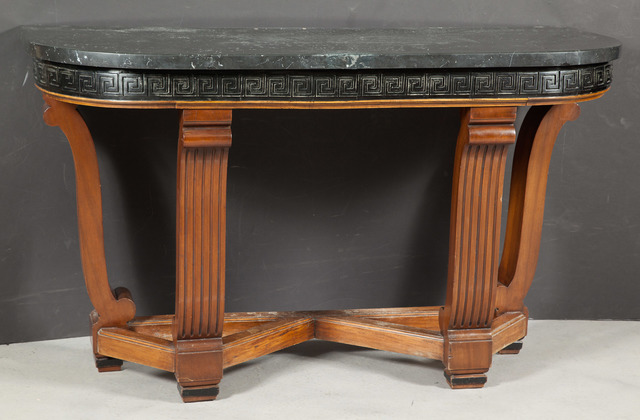 ‘Art Deco Part Ebonized Mahogany Console’, Design/Decorative Art, Doyle