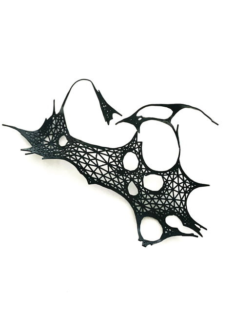 Peter Macapia, ‘Dirty Geometry: Shadows 1’, 2018, Sculpture, Aluminum Black Powder Coat, Priveekollektie Contemporary Art | Design