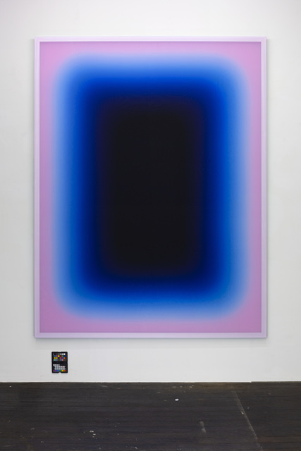 Jonny Niesche, ‘Sound and Vision’, 2019, Painting, 3 x layers of Voile fabric print Aluminium flat bar frame of my design Auto lack, LUNDGREN GALLERY