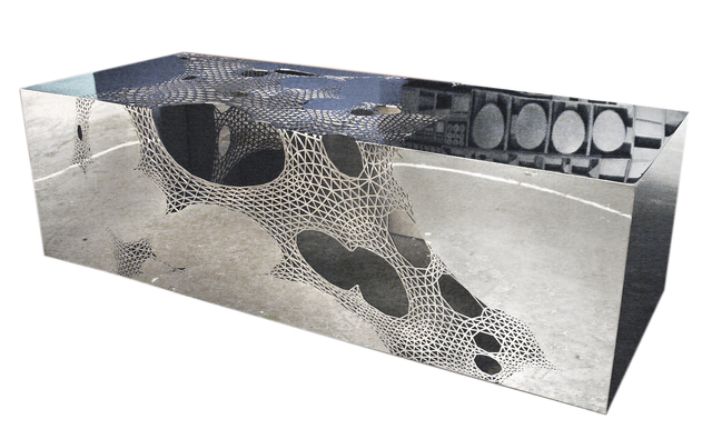 Peter Macapia, ‘Stain I’, 2016, Sculpture, Mirror polished stainless steel, Priveekollektie Contemporary Art | Design
