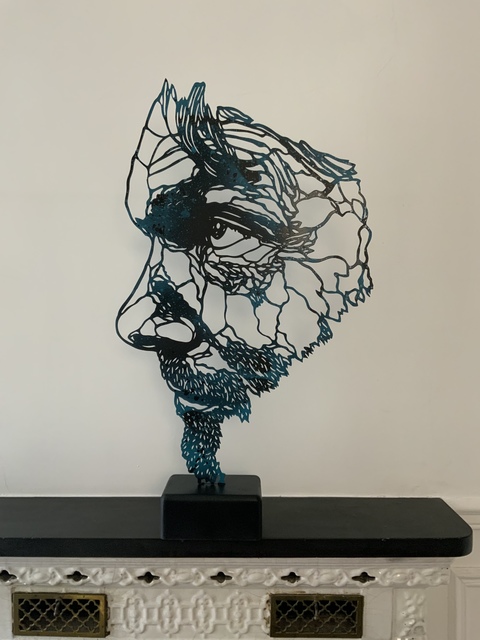 C215, ‘Anonymous’, 2021, Sculpture, Painting on metal, wood and resin, Galry