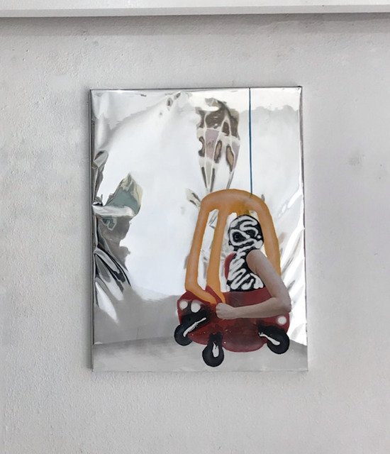 Melanie Luna, ‘Con el nene’, 2019, Painting, Acrylic on mylar, Superposition