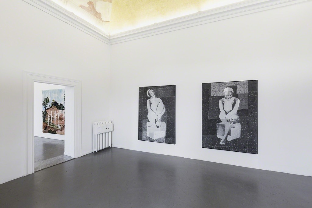 David Noonan “Untitled” and “Untitled”, on other room Sanam Khatibi David Noonan “Untitled” and “Untitled”, on other room Sanam Khatibi