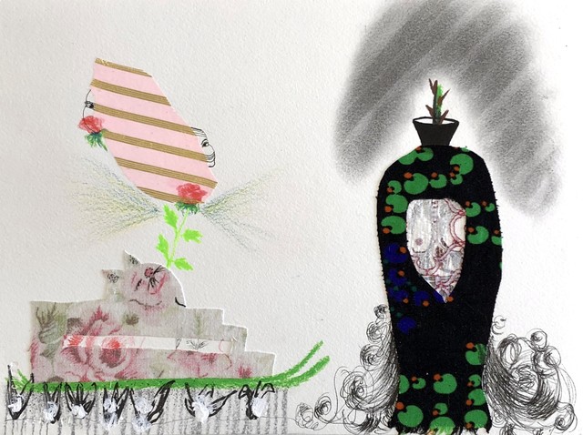 Nilbar Güres, ‘Untitled 2’, 2019, Drawing, Collage or other Work on Paper, Mixed media on paper, Purdy Hicks Gallery