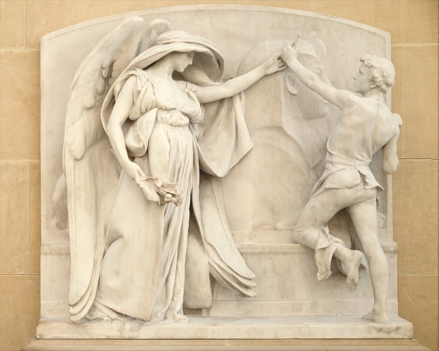 Daniel Chester French, ‘The Angel of Death and the Sculptor from the Milmore Memorial’, 1921–1926, The Metropolitan Museum of Art