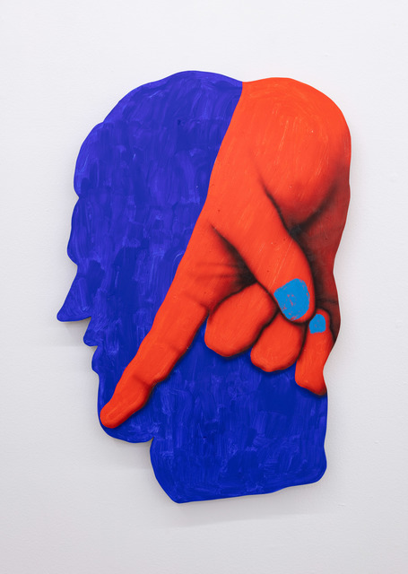 James English Leary, ‘Cameo (Pointer)’, 2020, Painting, Acrylic on shaped panel, Nina Johnson