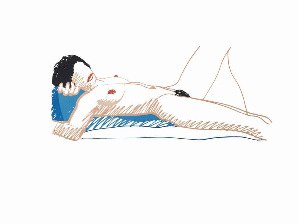 Tom Wesselman - Monica Lying on Her Back