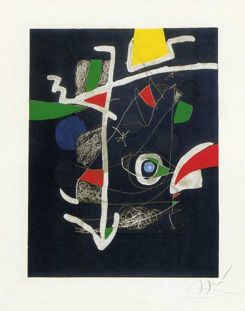 Joan Miró, ‘Llibre dels sis sentits VI’, 1981, Galeria Joan Gaspar
