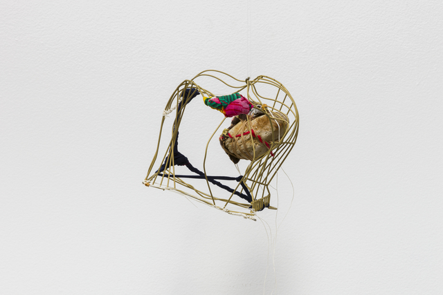 Sônia Gomes, ‘Untitled, from "A vida não me assusta" series’, 2020, Sculpture, Wire, fabric, threads and stone, Blum & Poe