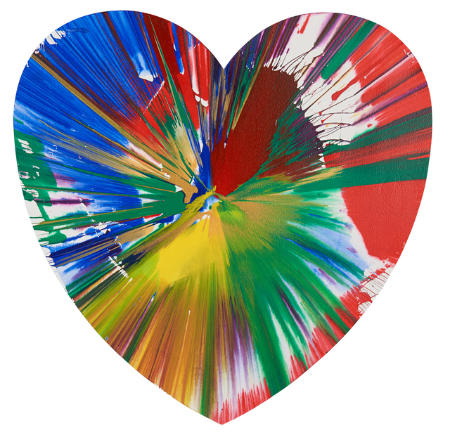 Damien Hirst, ‘Heart Spin Painting (Created at Damien Hirst Spin Workshop)’, 2009, Rago/Wright