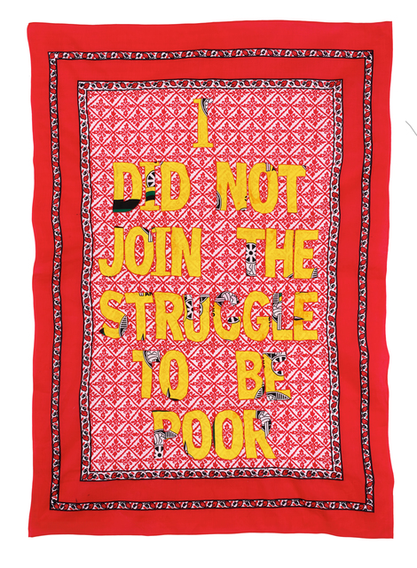 Lawrence Lemaoana, ‘i did not join the struggle to be poor’, 2015, Afronova
