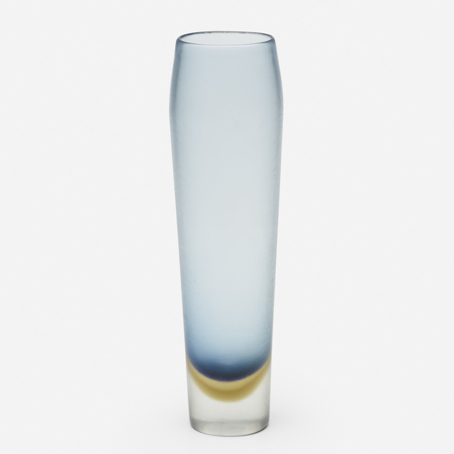 Paolo Venini, ‘Inciso vase’, c. 1956, Design/Decorative Art, Wheel-carved glass, Rago/Wright