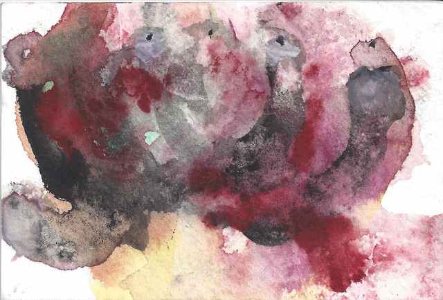 Holly Crawford, ‘The Silence Drew Off, Laughing With Medusa 119’, 2019, Drawing, Collage or other Work on Paper, Watercolors and color pencils on 300gsm archival paper, IFAC Arts
