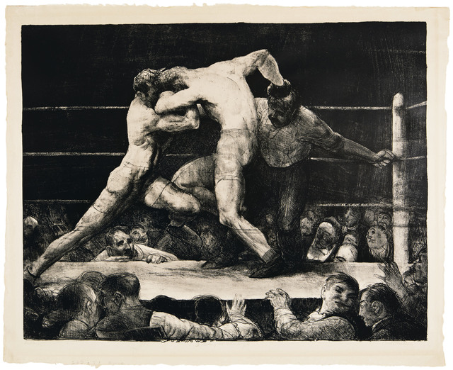 George Wesley Bellows, ‘A Stag at Sharkey's’, 1917, Print, Lithograph, on wove paper, Christie's