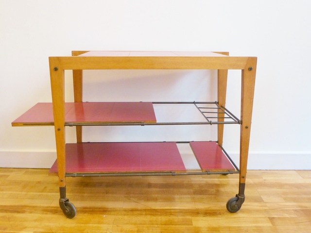 Maxime Old, ‘Trolley Table, by Maxime Old’, ca. 1956, Design/Decorative Art, Maple, Steel, Wood, Avant-Garde Gallery