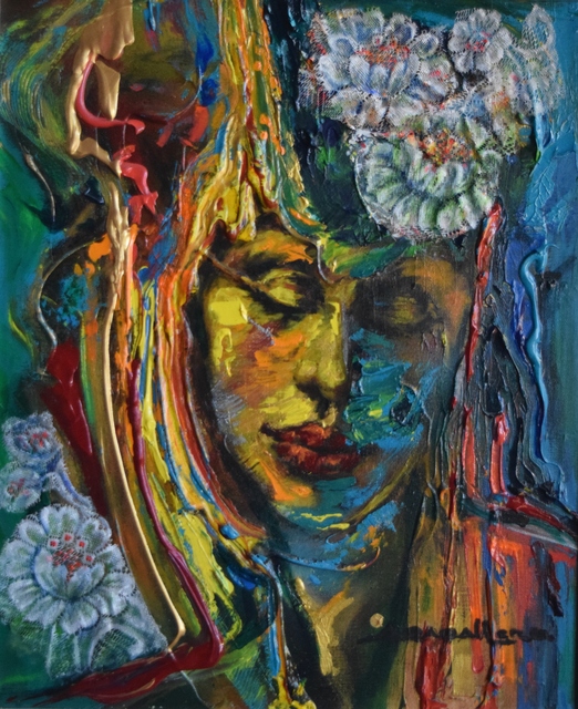 Ángel Caballero, ‘Sinfonía del Silencio I’, 2019, Painting, Mixed media on canvas, ACCS Visual Arts