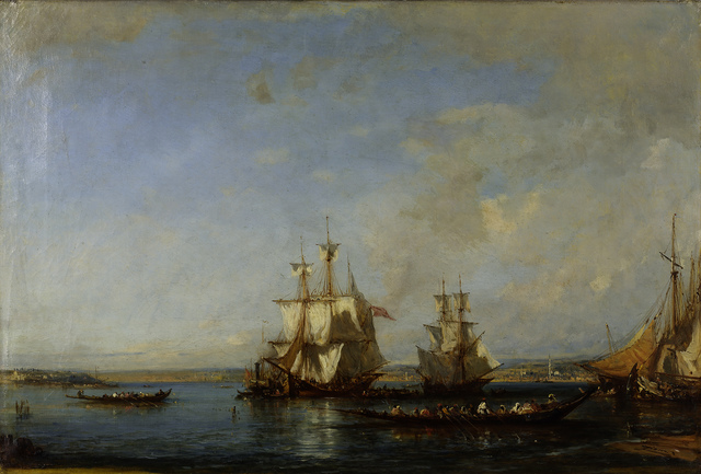 Caiques and Sailboats at the Bosphorus