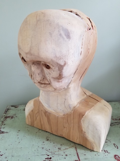 Matthew Dennison, ‘Glosterfin’, 2020, Sculpture, Cedar, milk paint, The Secret Gallery