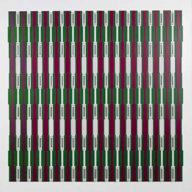 Juvenal Ravelo, ‘Fragmentación de la luz y del color’, 2016, Painting, Acrylic on MDF, metal and reflective elements, Villa del Arte Galleries