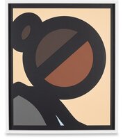 Julian Opie - Paper Head 4, from Paper Heads