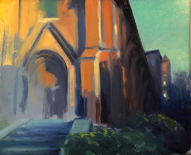 Richard Rosenblatt, ‘Peace on Sunday’, 2019, Painting, Oil, The Galleries at Salmagundi