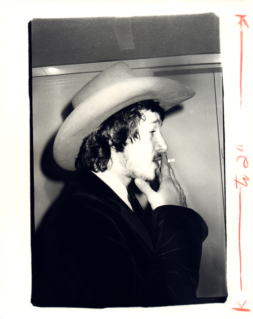 Andy Warhol, ‘Andy Warhol, Photograph of a Man in a Cowboy Hat Smoking, 1970s’, 1970s, Hedges Projects