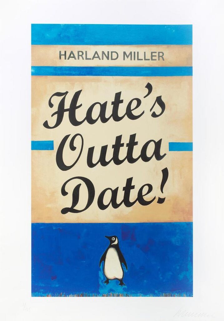 Harland Miller - Hate's Outta Date (Blue)