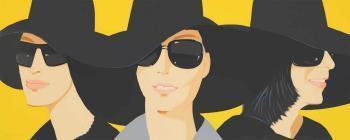 Alex Katz - Black Hats IV