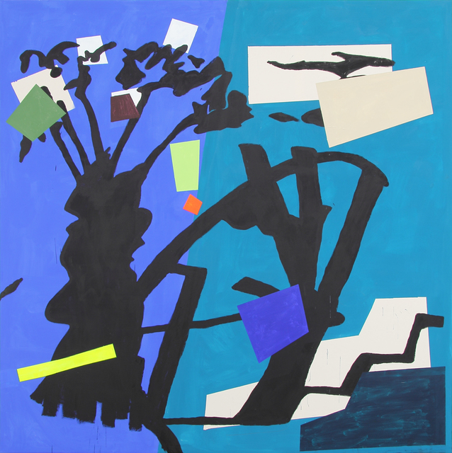 Bruce McLean, ‘Shade Painting: Blue’, 2016, Bernard Jacobson Gallery