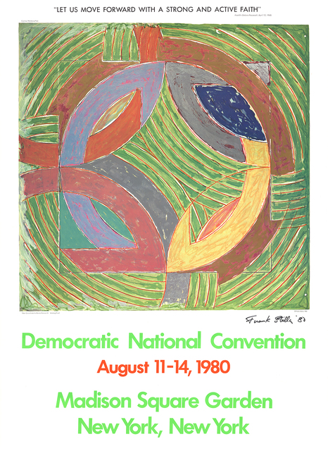 Frank Stella, ‘Democratic National Convention’, 1980, Print, Offset Lithograph, ArtWise