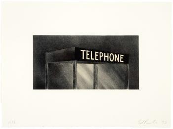 Ed Ruscha - Telephone (Archi-Props series)