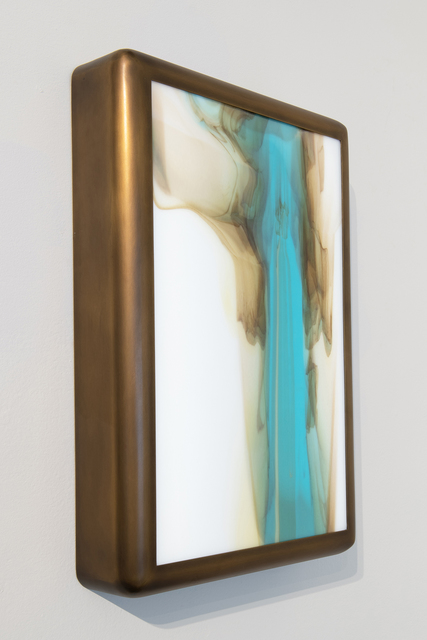 Videre Licet, ‘Meltform No. 9’, 2018, Design/Decorative Art, Hand rolled glass, brass frame, internal LED lights, THE NEW