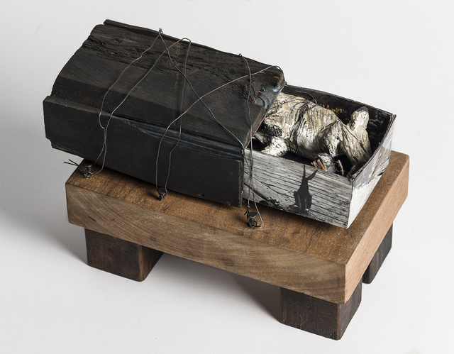 Elizabeth Jordan, ‘Mouse in box, earth tone sculpture: 'Prophecy'’, 2012, Ivy Brown Gallery