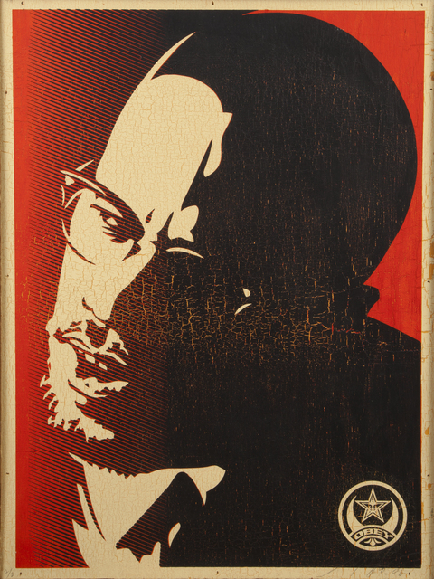 Shepard Fairey (OBEY), ‘Malcolm X’, 2006, Julien's Auctions
