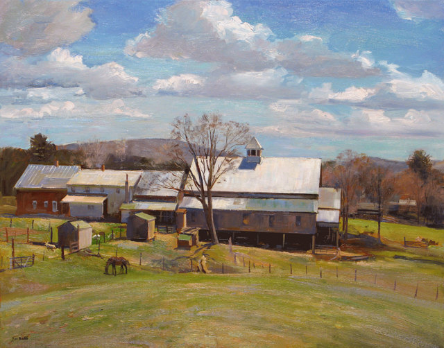 Joel Babb, ‘The View from the Knoll, Morrill Farm, Sumner, Maine’, 2011, Vose Galleries