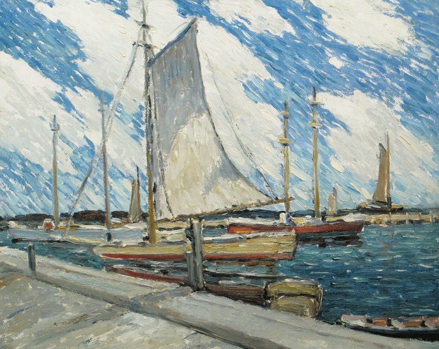 Walter Farndon, ‘Backward Sail, Fire Island, New York’, 19th -20th Century, Vose Galleries