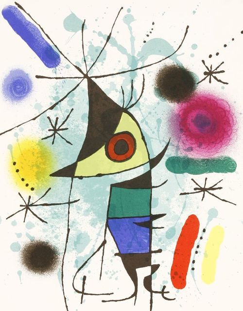 Joan Miró | Le Chanteur (Mourlot 867) (1972) | Artsy