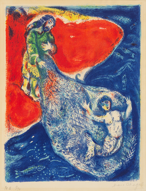Marc Chagall, ‘When Abdullah got the Net Ashore... from Four Tales From the Arabian Nights’, 1948, Hindman