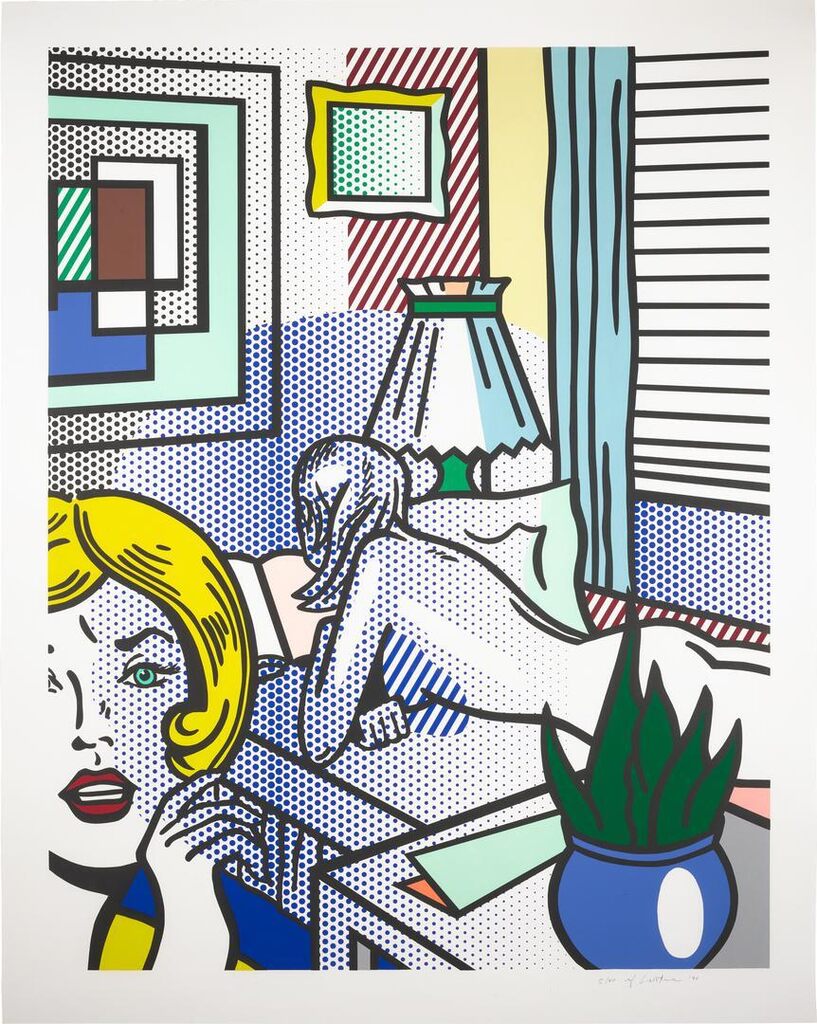 Roy Lichtenstein - Roommates, from Nudes Series