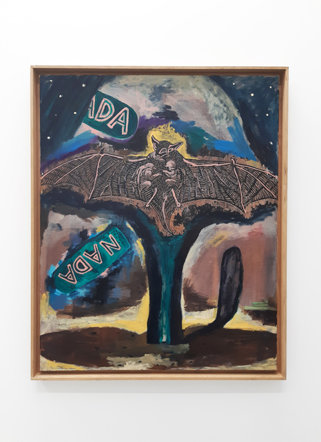 Damien Deroubaix, ‘Long sommeil’, 2018, Painting, Oil and collage on canvas, In Situ - Fabienne Leclerc