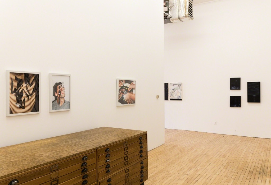 Grant Gill, Sean Heiser, and David Niec in the exhibition Prologue at The Alice Wilds. Grant Gill, Sean Heiser, and David Niec in the exhibition Prologue at The Alice Wilds.