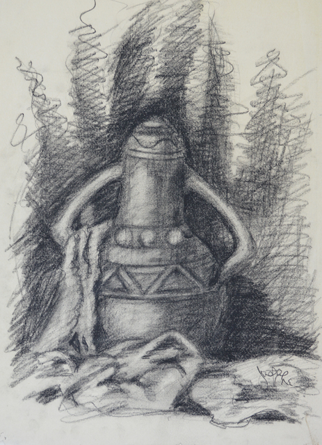 Saqer Al-Qatil, ‘Untitled’, 1984, Zawyeh Gallery